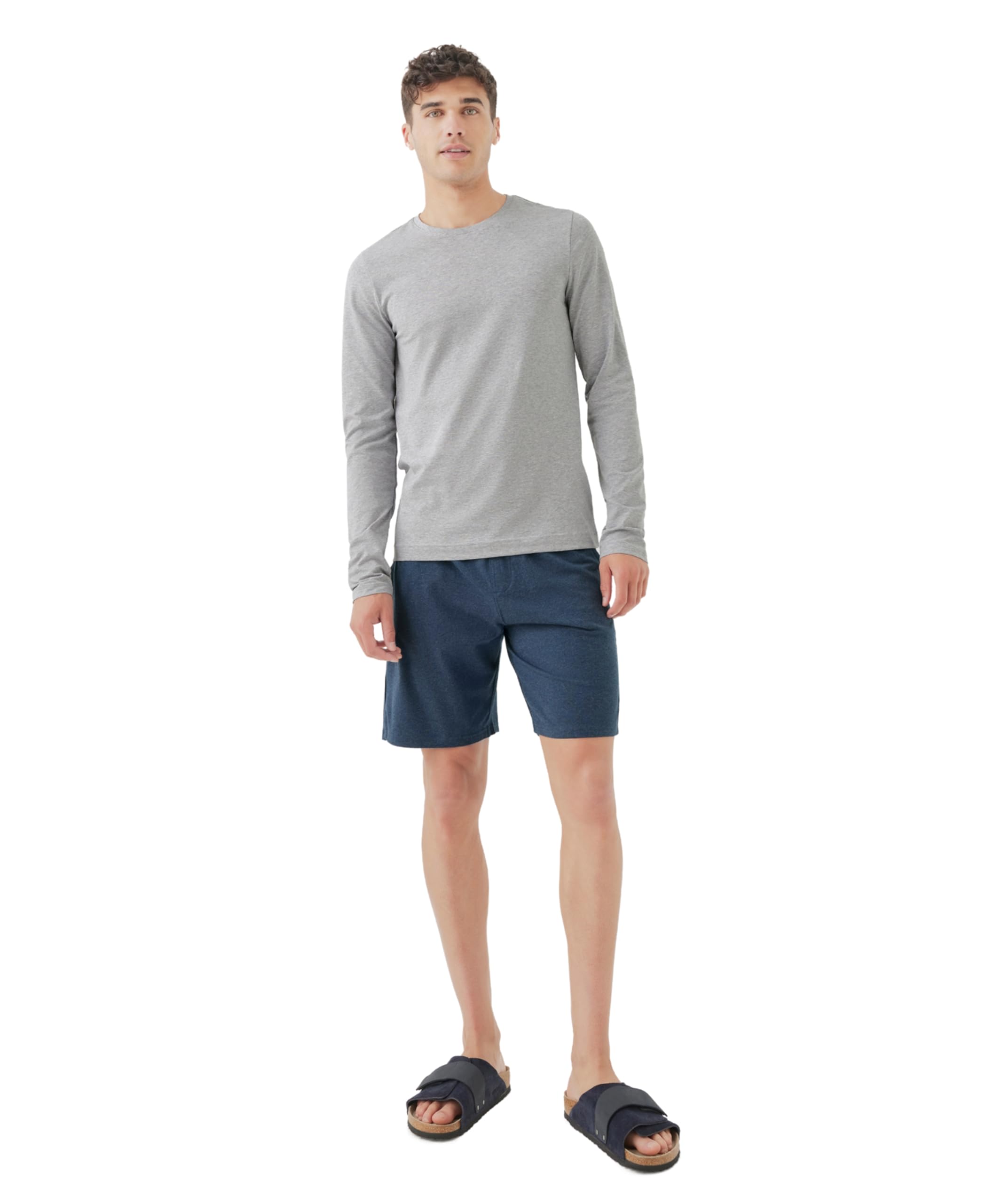 Pact Organic Cotton Men's Long Sleeve Crew Undershirt