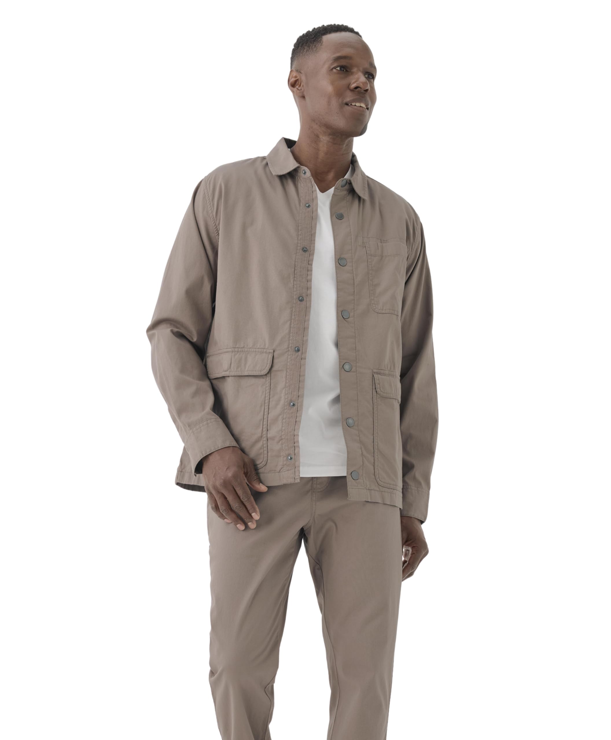 Pact Organic Cotton Men's Flannel Lined Jacket