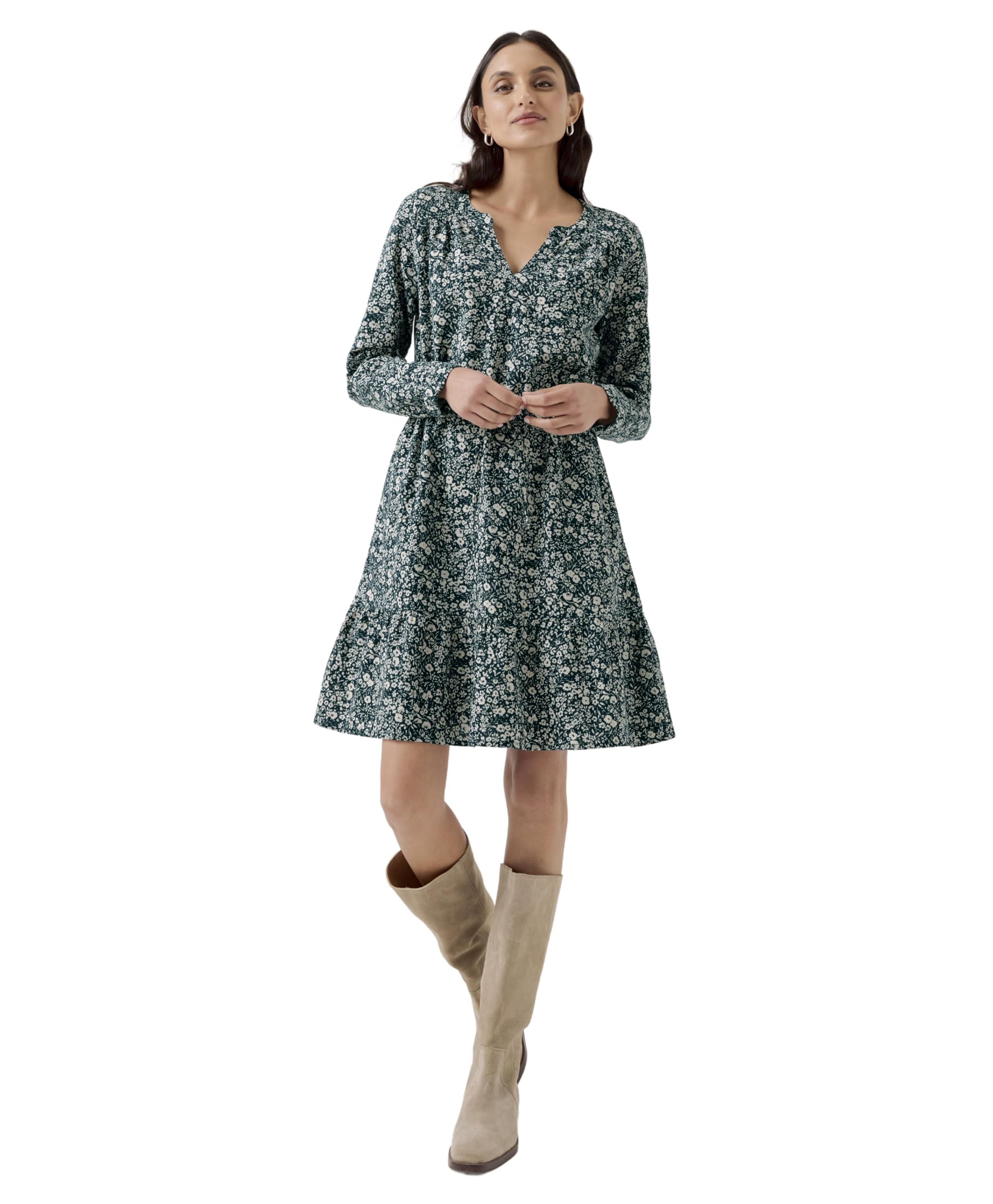 Pact Organic Cotton Women's Lightweight Tiered Dress