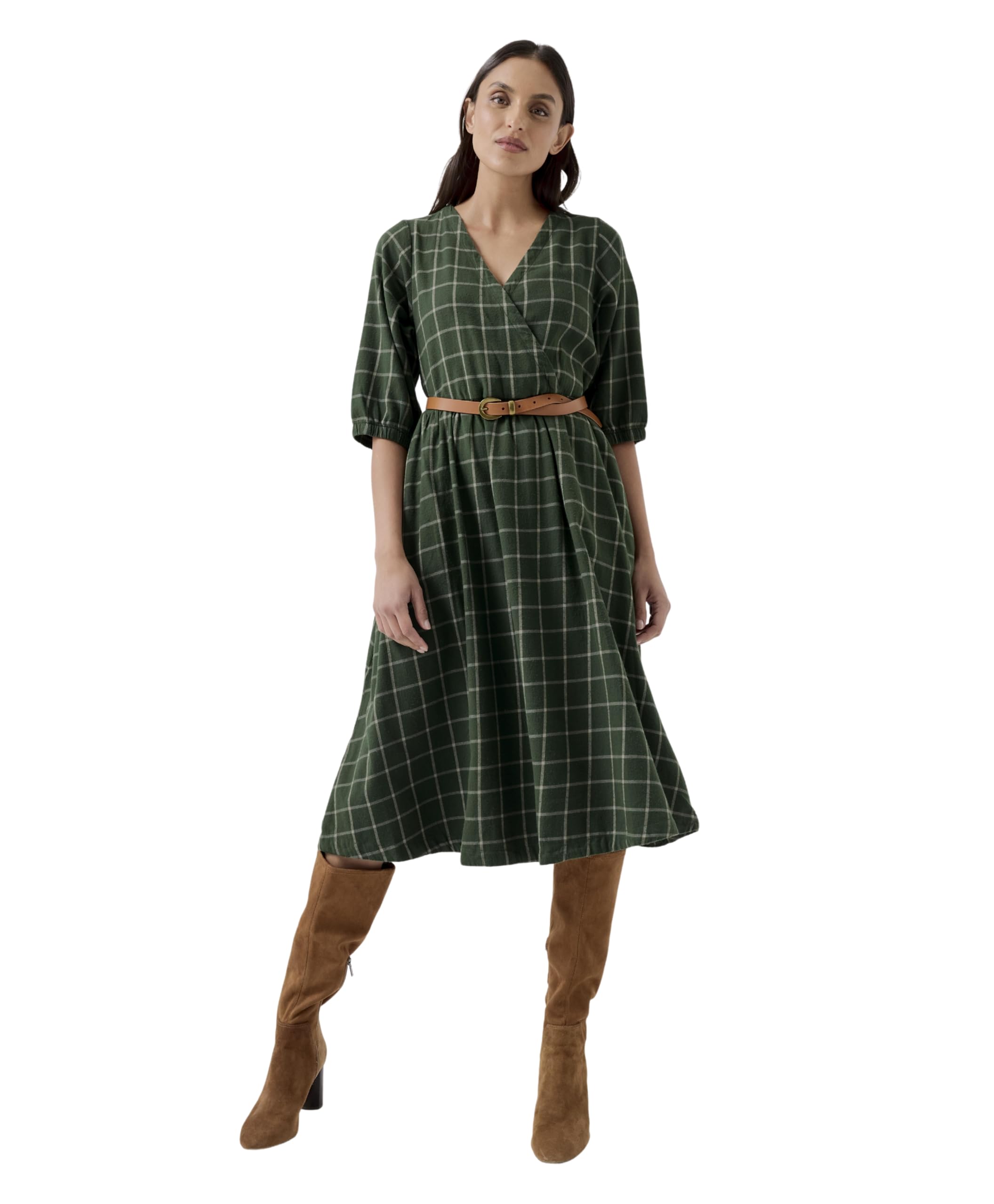 Pact Organic Cotton Women's Flannel Dress