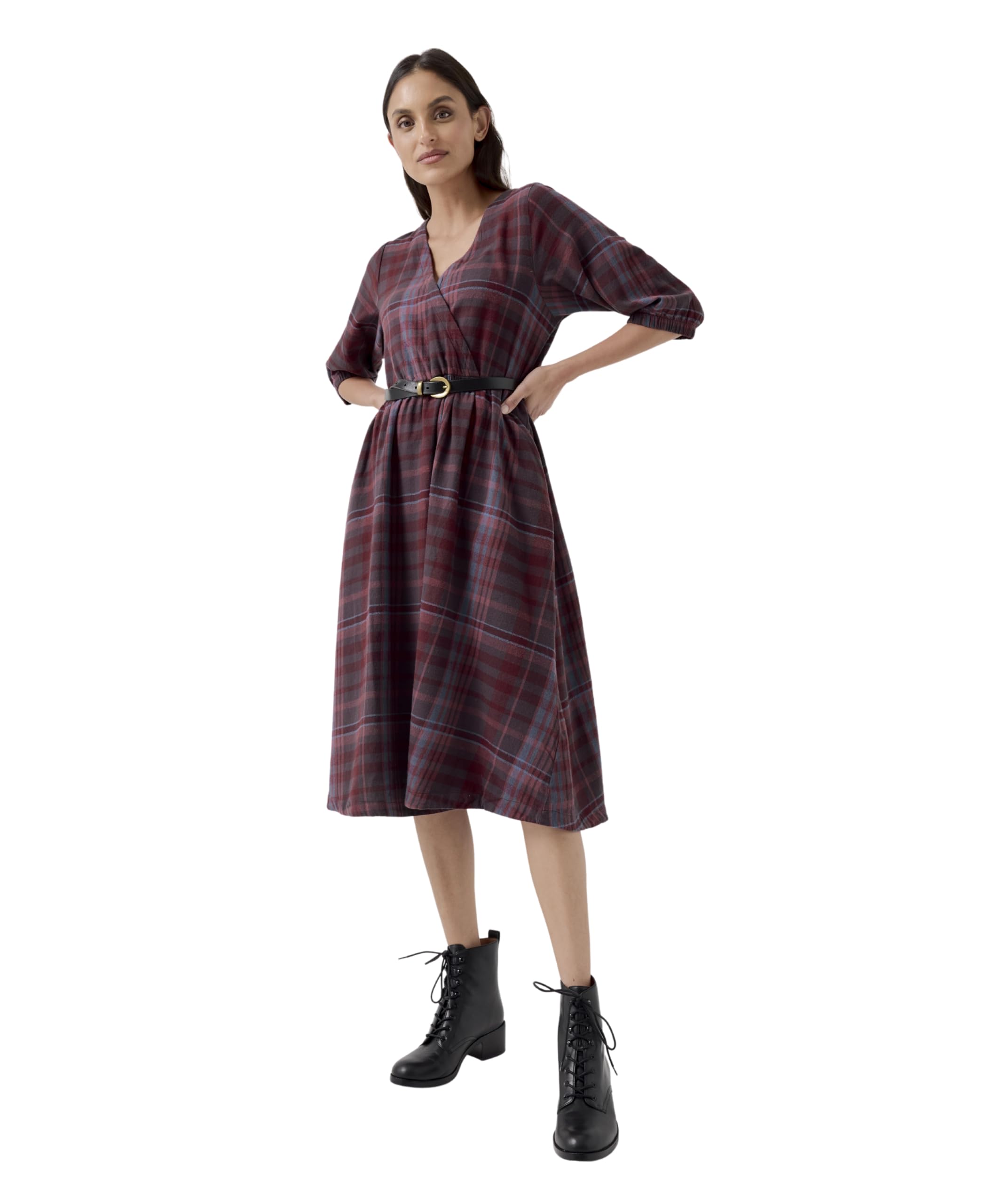 Pact Organic Cotton Women's Flannel Dress