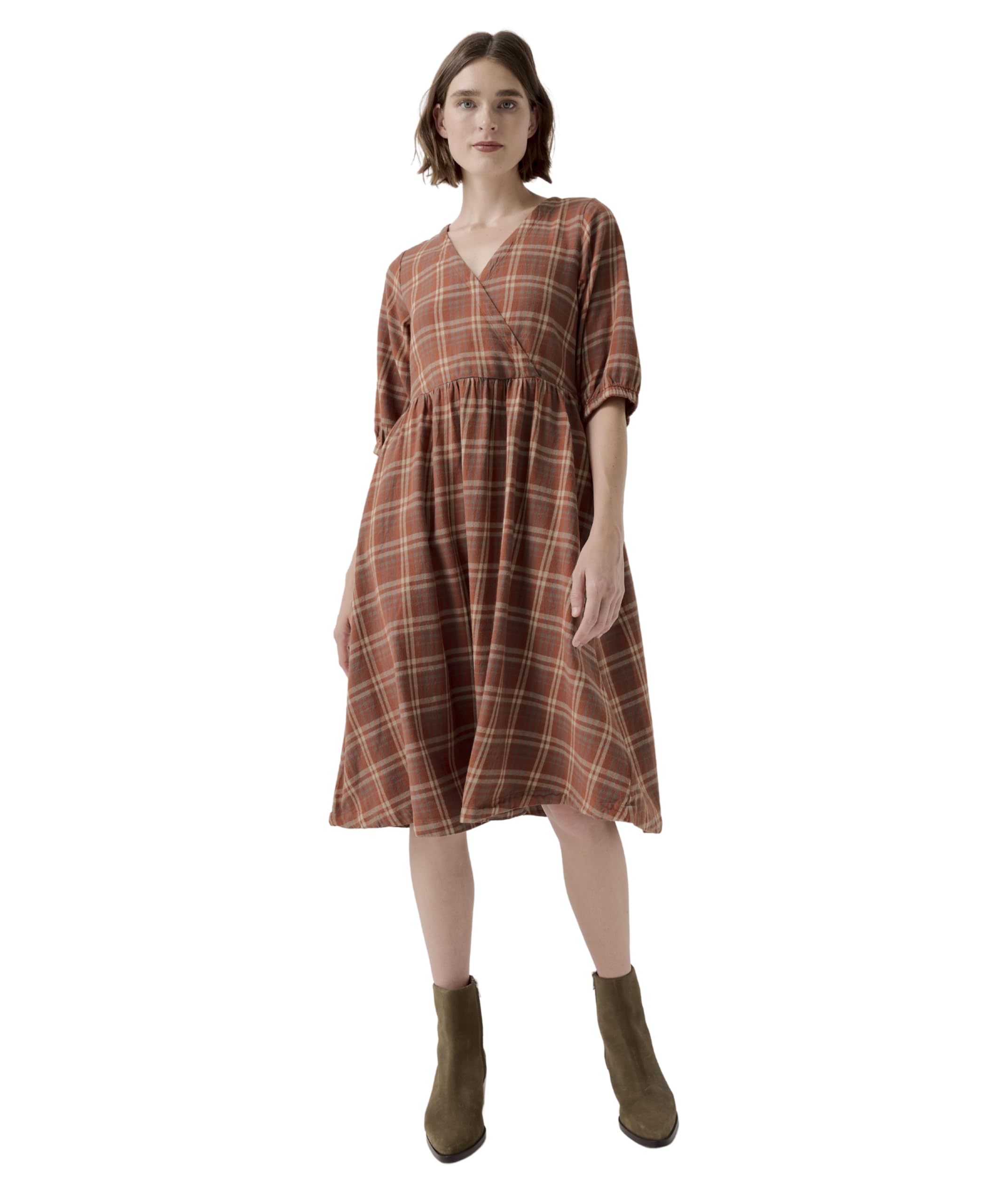 Pact Organic Cotton Women's Flannel Dress