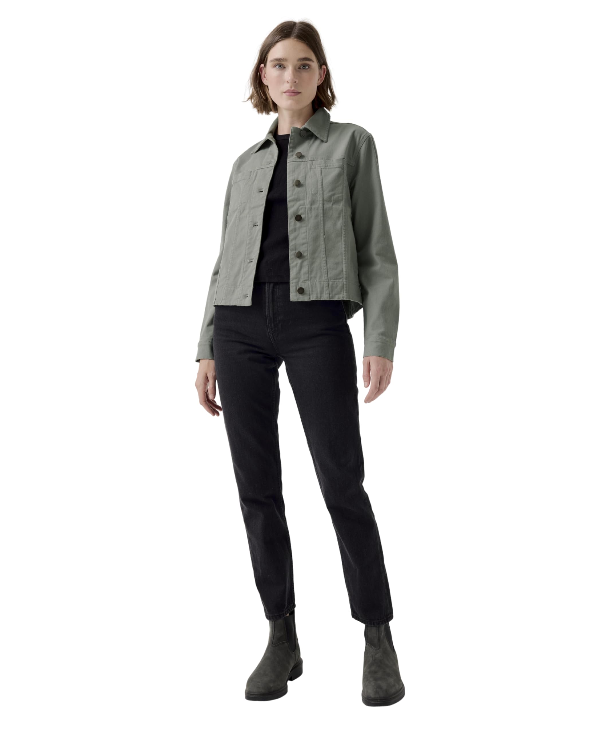 Pact Organic Cotton Women's Stretch Denim Jacket