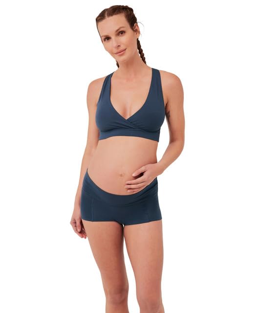 Pact Organic Cotton Maternity Nursing Bralette for Breastfeeding - Stretchy, Wireless